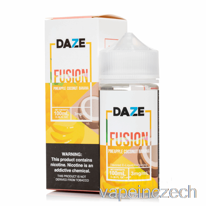 Ananas Kokos Banán - 7 Daze Fusion - 100 Ml 0mg Vape Per